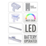 Rc led colohanging lichtbar - afbeelding 3