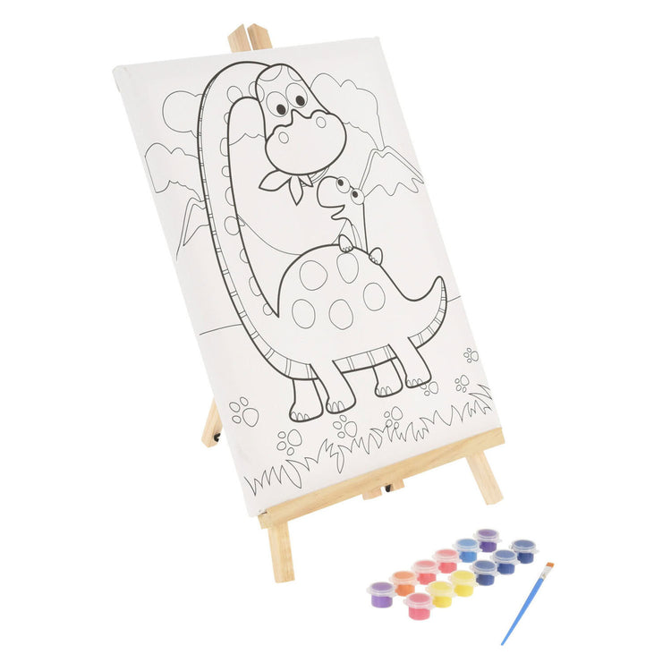 Schilderset met canvas en verf