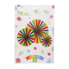 Waaier papier multi kleuren, set van 3