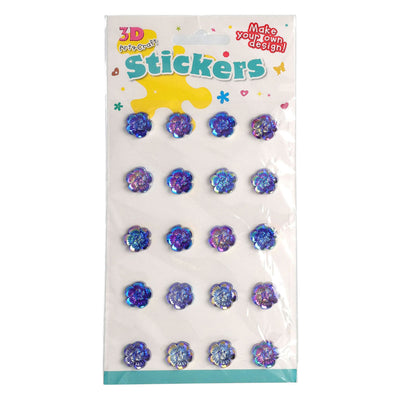 sticker bloemen, 20st.