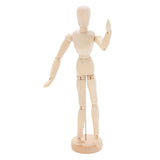 Tekenpop hout, 33cm - afbeelding 1