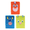 Koopman pluche notitieboek monster multicolor voor kinderen en creatief schrijven.