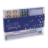 Koopman schrijfwarenset creatief speelgoed goud paars 22-delig multicolor. - afbeelding 2
