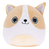 Koopman pluche dieren knuffel bolvormig 14 cm multi kleuren speelgoed.