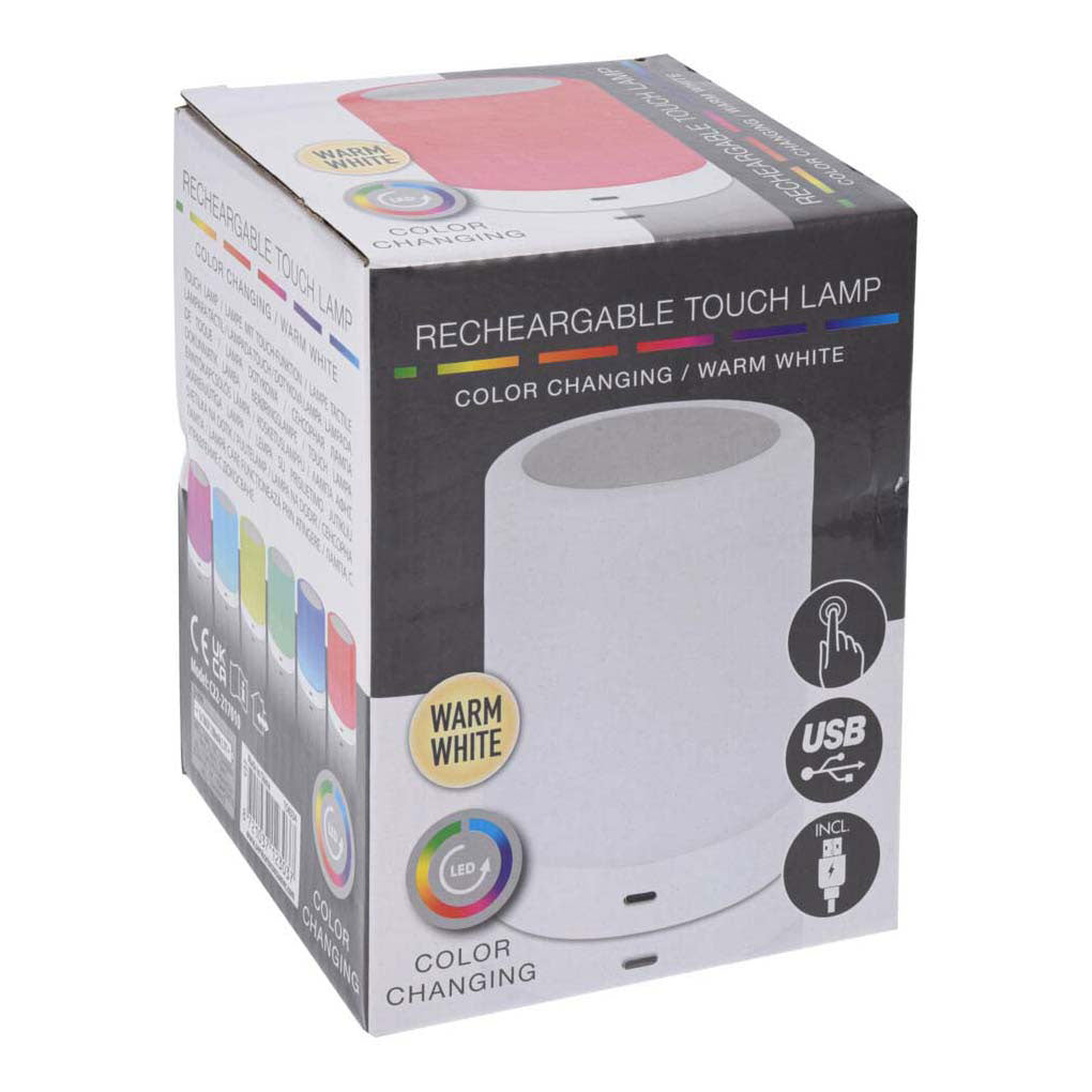 Oplaadbare touch lamp