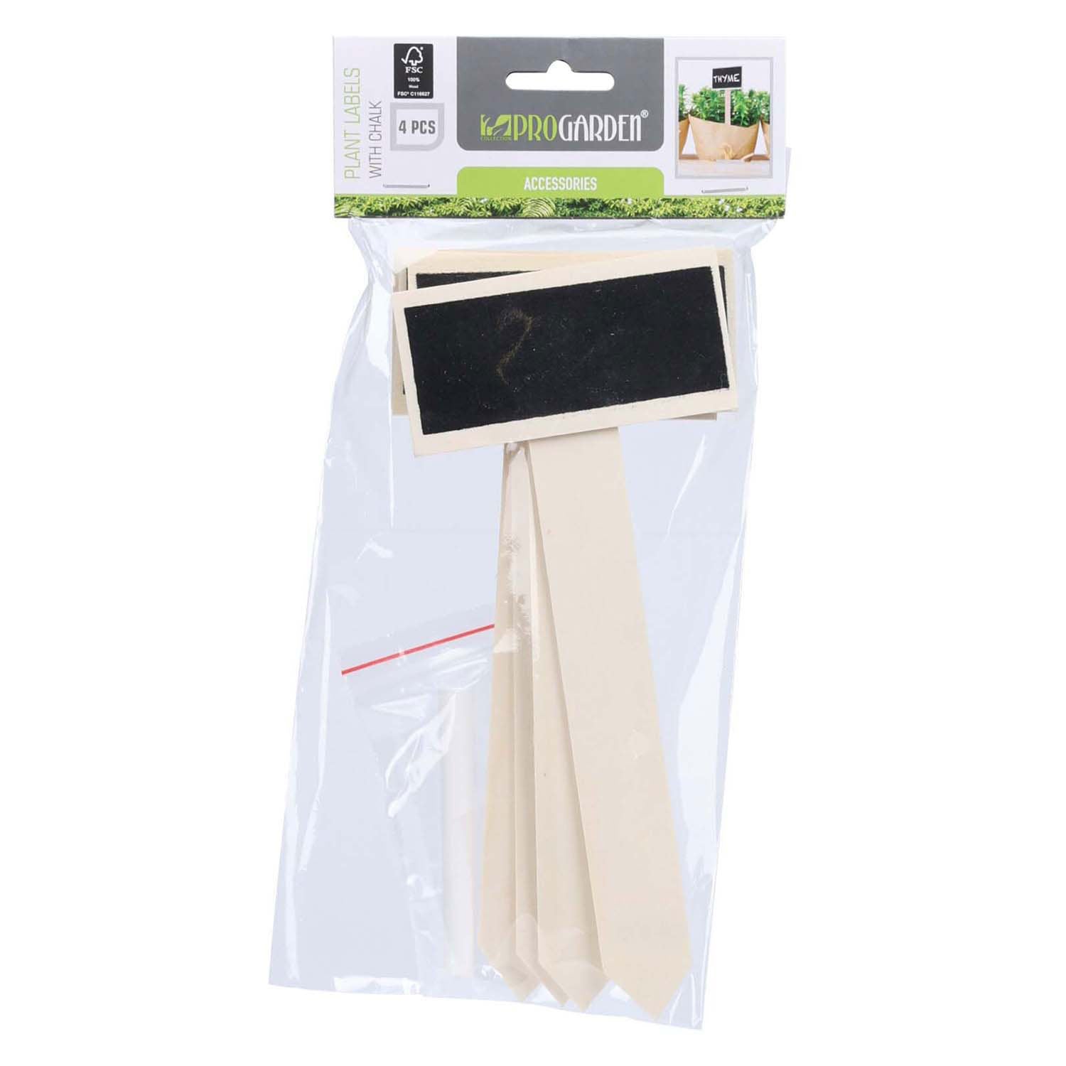 Plantenlabel 21cm, 4st.