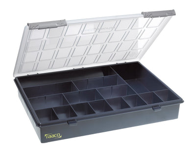 Raaco assortimentsdoos assorter, 15 vaste vakken - 136174 - 136174