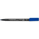 Staedtler viltstift lumocolor 317 permanent m blauw - 10 stuks