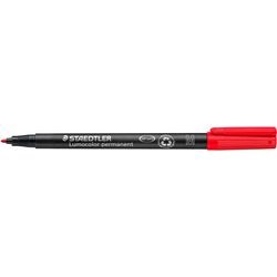 Pen staedtler lumocolor 317 fiber 1mm rood watervast