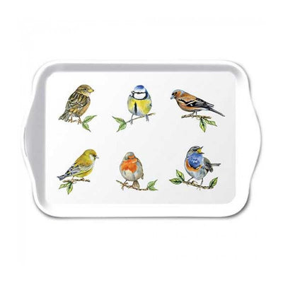 Ambiente tray 13x21cm bird species white