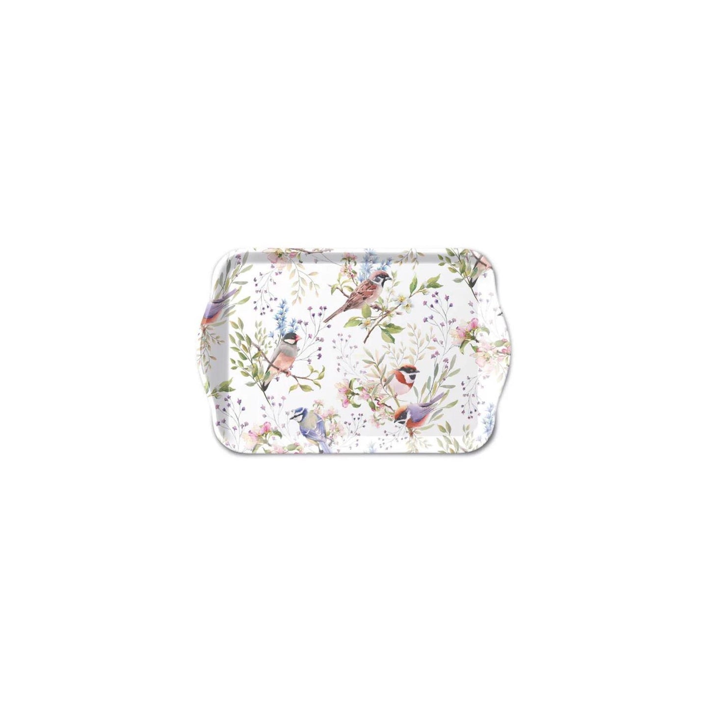 Ambiente tray melamine 13x21 busy birds