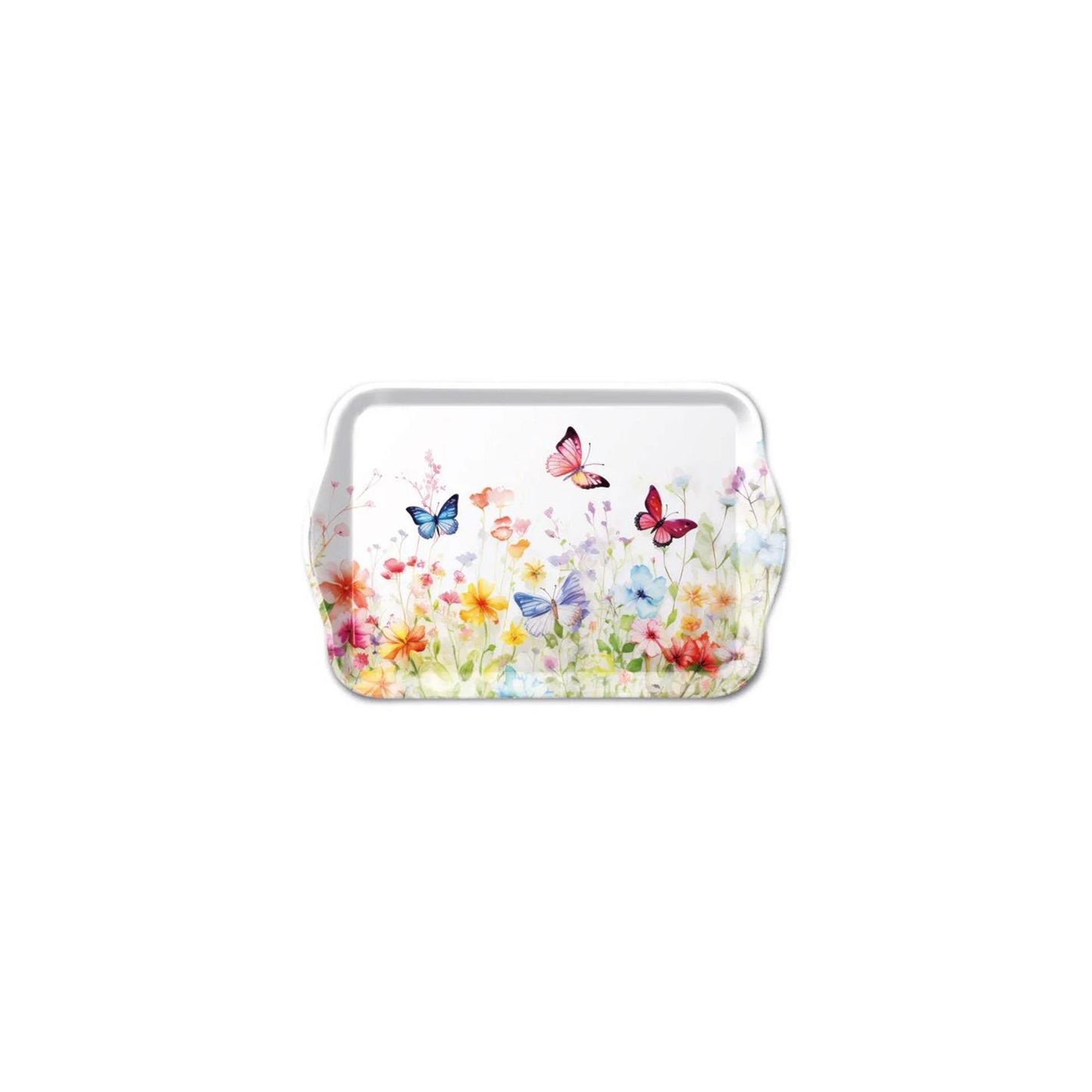 Ambiente tray 13x21cm butterflies in field