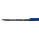 Staedtler viltstift lumocolor 318 permanent f blauw - 10 stuks