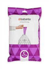 Brabantia perfectfit 10-12 liter vuilniszakken c dispenser pack 40 zakken - afbeelding 1