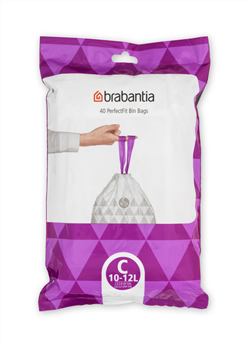 Brabantia afvalzak c 10-12ltr 40 zakken