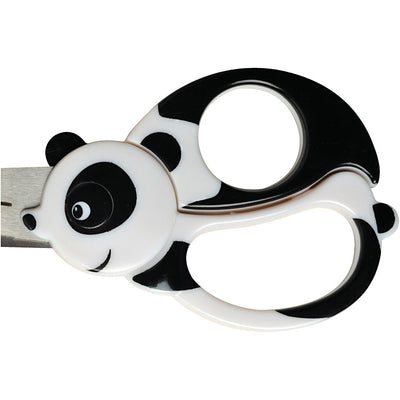 Creativ company fiskars kinderschaar met dierenmotief, panda, l: 13 cm, 1 stuk