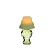 Ideas 4 seasons glas lamp amber voor theelichtje ø9 h.16 cm soft green