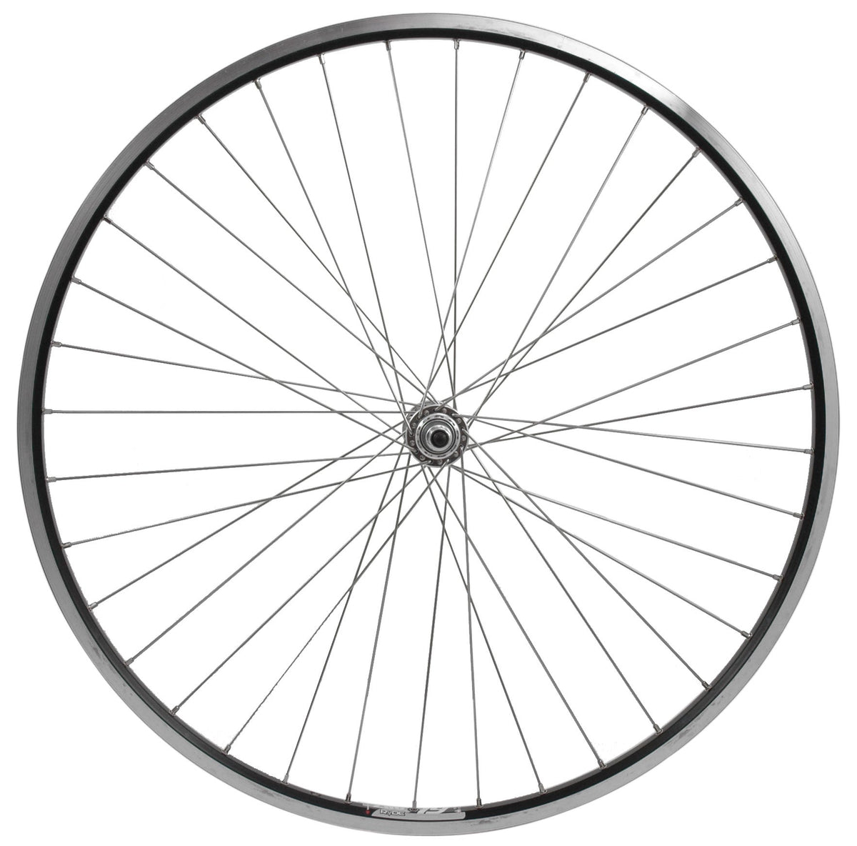 Sunrace cordo voorwiel 28 19-622 naaf vaste as rvs spaak zwart