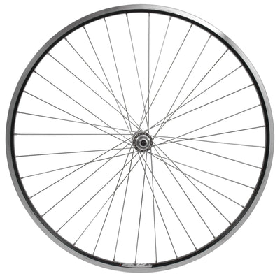 Sunrace cordo voorwiel 28 19-622 naaf vaste as rvs spaak zwart