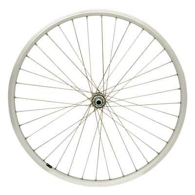 Cordo voorwiel 26 19-559 vaste as rvs spaken zilver