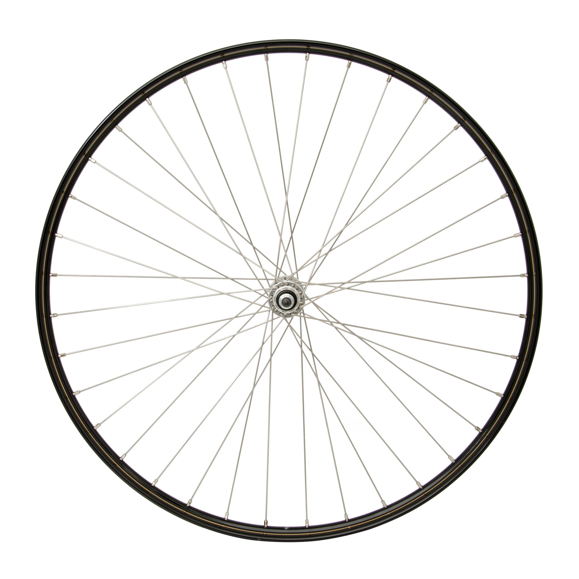 Cordo voorwiel 28 1 2 22-635 rvs spaak zwart
