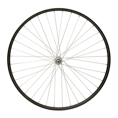 Cordo voorwiel 28 1 2 22-635 rvs spaak zwart