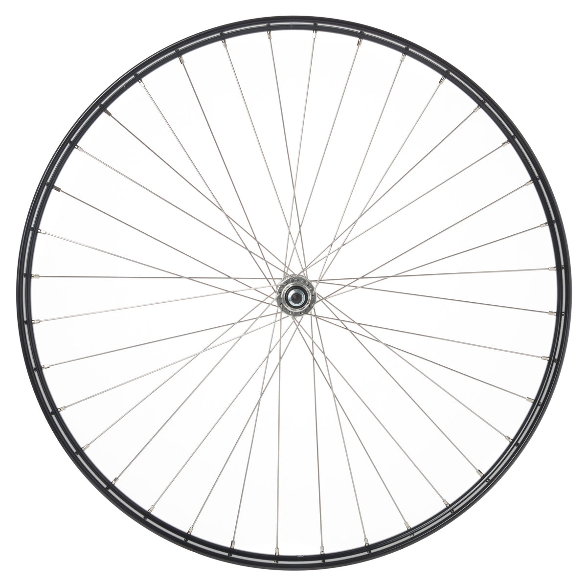 Cordo voorwiel 28 1 2 22-635 rvs spaak zwart zonder bies