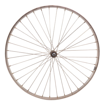 Sunrace cordo achterwiel 28 19-622 naaf freewheel vaste as rvs spaak zilver