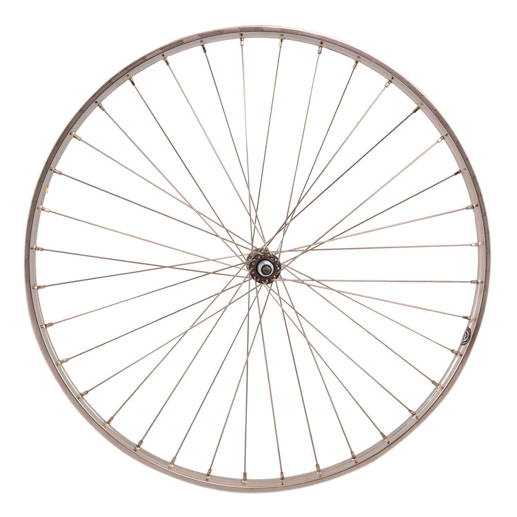 Sunrace cordo achterwiel 28 19-622 naaf freewheel vaste as rvs spaak zilver