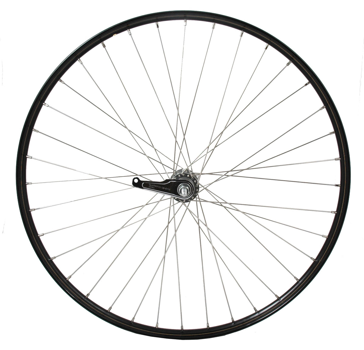 Shimano cordo achterwiel 28 1 2 22-635 remnaaf rvs spaak zwart