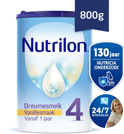 Nutrilon 4 vanille dreumesmelk - flesvoeding vanaf 1 jaar - 800g