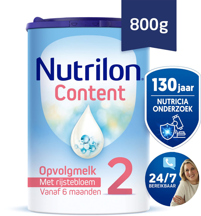 Nutrilon content 2 - flesvoeding vanaf 6+ maanden - 800g
