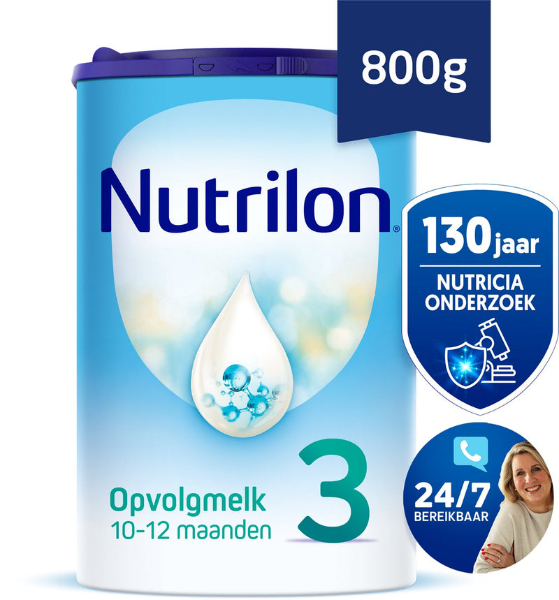 Nutrilon 3 opvolgmelk - flesvoeding vanaf 10 maanden - 800g