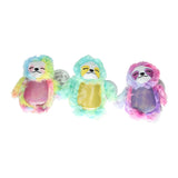 Luiaard knuffel met tie-dye effect - afbeelding 1