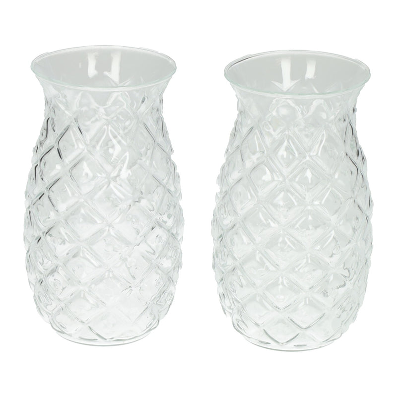 Set drinkglasen in ananasvorm 525ml - 2st.