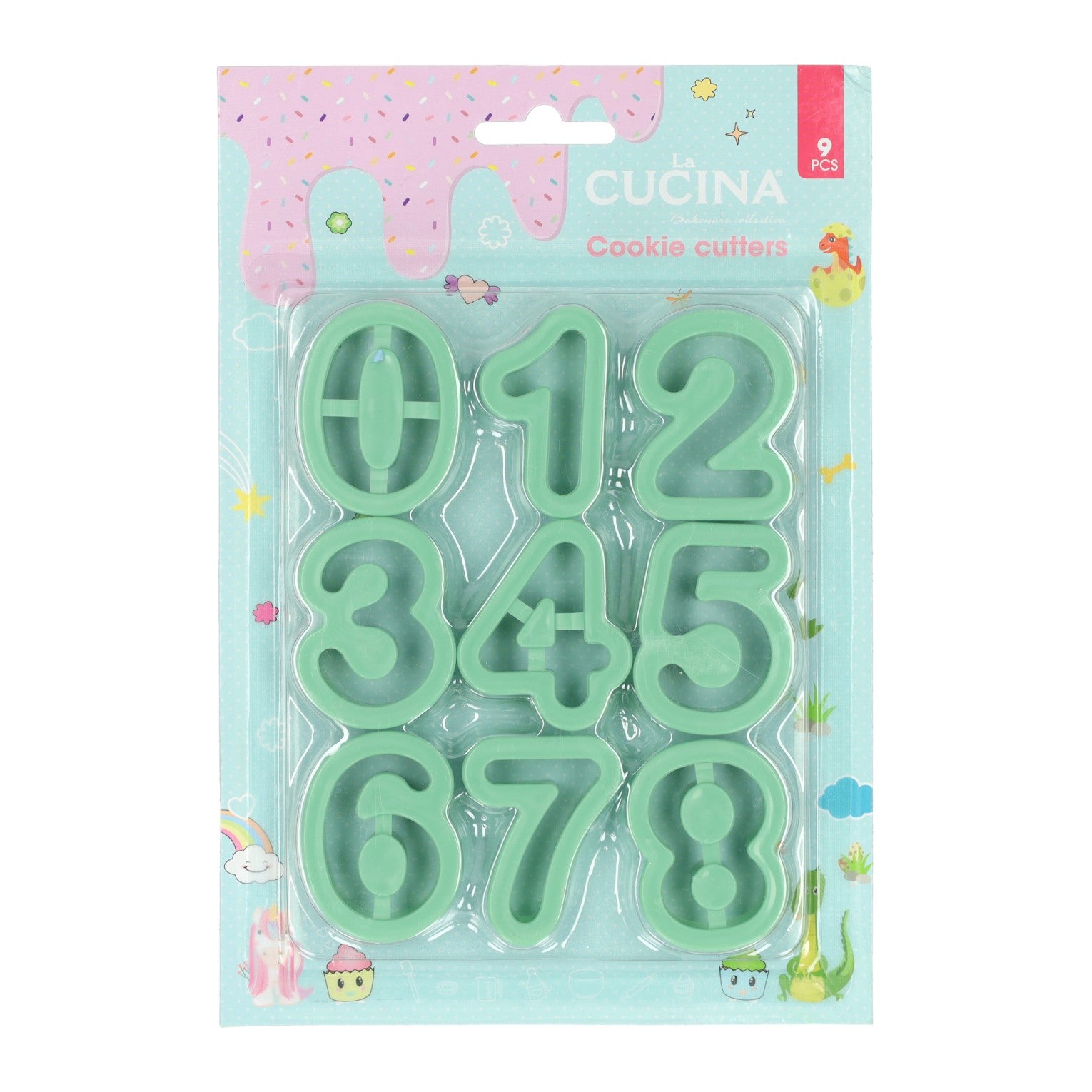 Set uitsteekvormen cijfers - 9st.