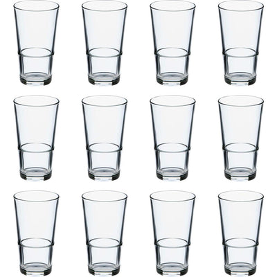 Mammoet bierglas budgetline amsterdam stapelbaar 340ml set a 12 stuks