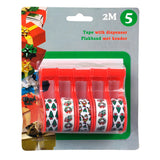 Kerst plakband, 5st - afbeelding 1