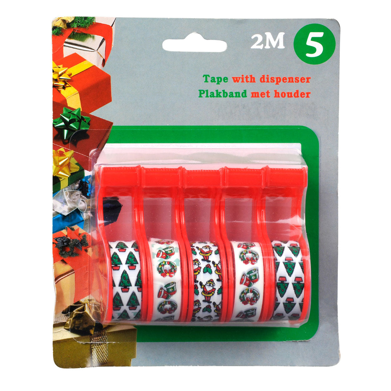 Kerst plakband, 5st