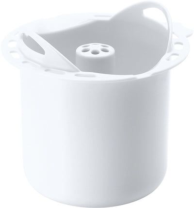 Béaba rijst- en pastakoker voor babycook - accessoire om granen, deegwaren, griesmeel en linzen te stomen - bereid zetmeel en groenten tegelijk - capaciteit van 300 g voor babyporties - past op solo, duo en plus - wit
