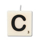 Paperdreams letter kaarsje letter c, set van 4