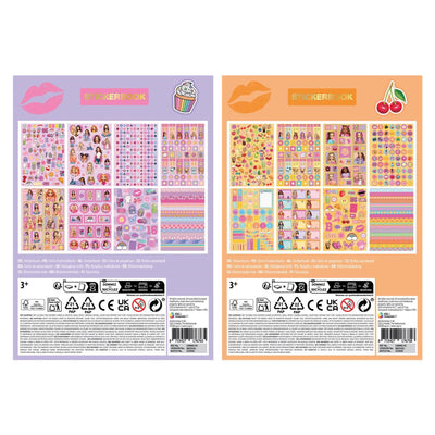 Besties stickerboek neon a5 8 vel