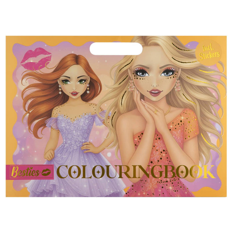 Besties kleurboek gala neon 26x35.5cm