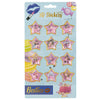 Besties grafix 3d glitter stickers pak a 12