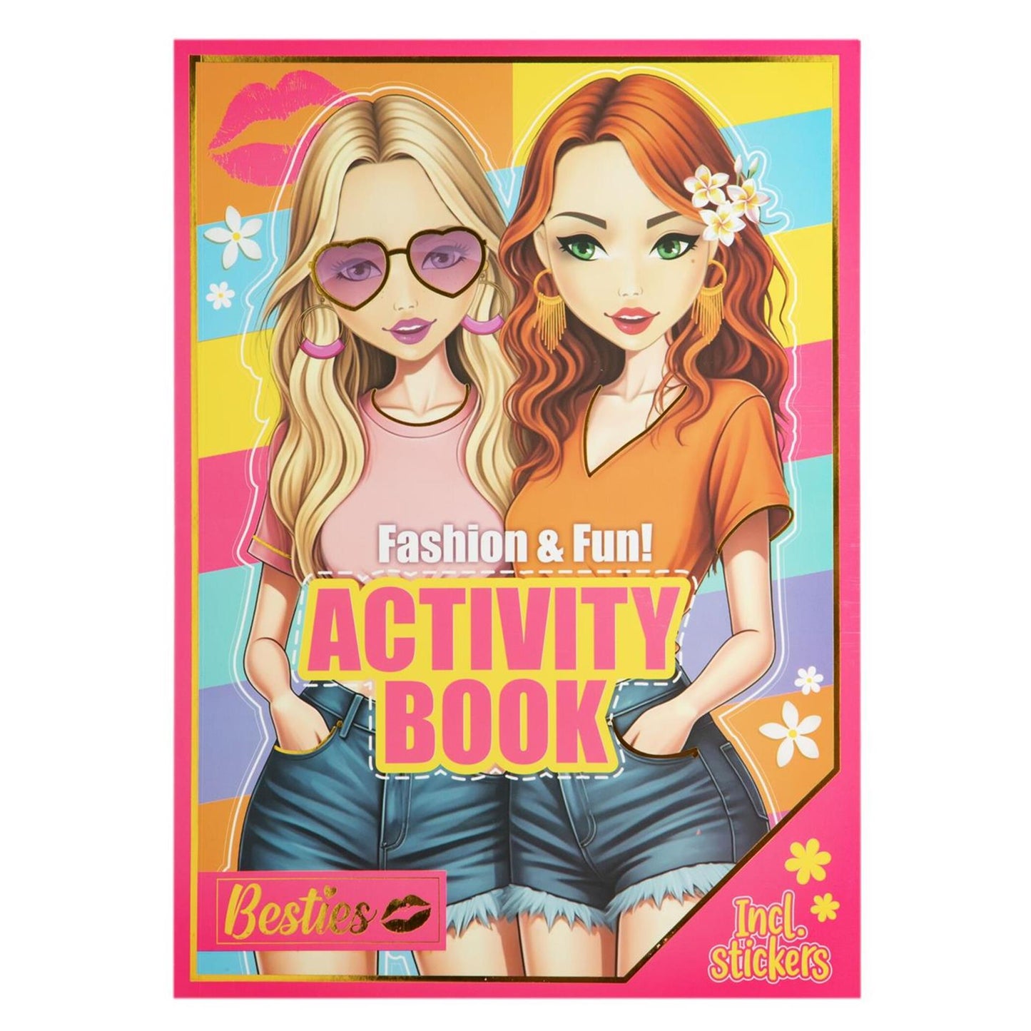 Besties fashion fun activity book + stickers