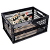 Curver shopbox 34l zwart | 2 stuks