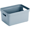 Sigma home opbergbox 13l blauw 350x246x183mm | 3 stuks