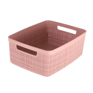 Curver jute opbergmand s 5l rose dawn | 3 stuks