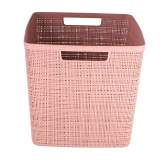 Curver jute opbergmand cube 17l rose dawn | 2 stuks