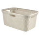 Curver style wasmand 45 l vintage wit